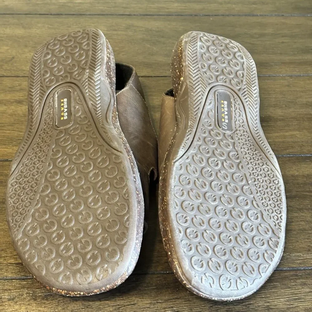 GH Bass Earth Leather Fisherman Sandals Journey Mens size 12 NEW!